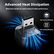 USB device with heat dissipation design on a dark background