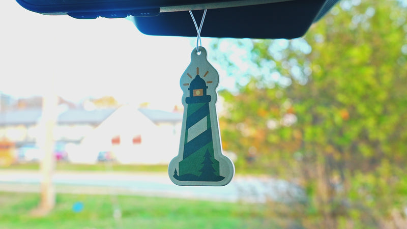 Lighthouse Car Air Freshener – Evergreen demo video