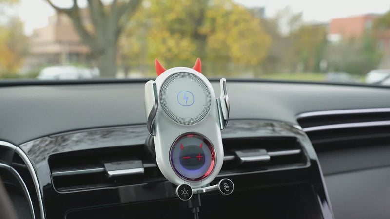 Devil-Eye Wireless Car Charger Mount Demo Video